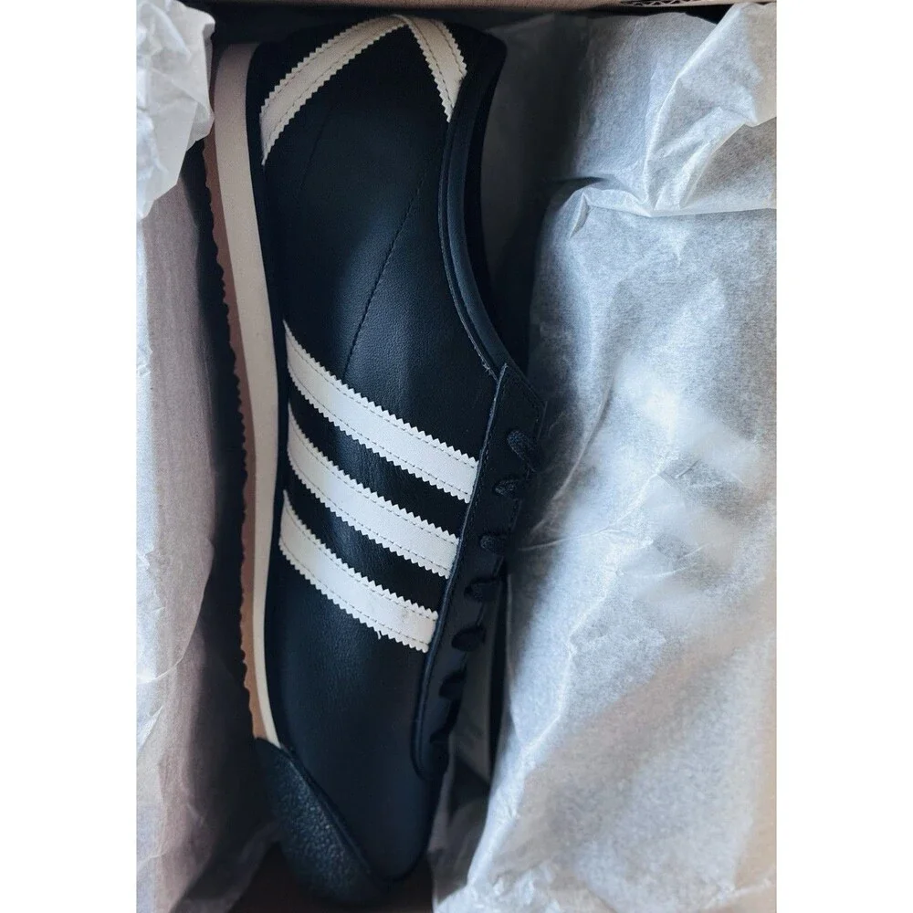 Men’s Size 9 adidas Italia 70s Core Black Cloud White Gum JS1324 NIB